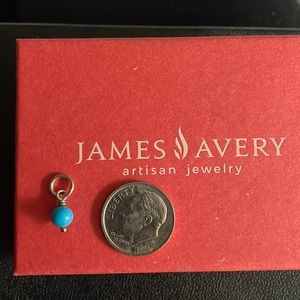 james avery enhancer blue bead charm